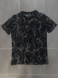 N Ine Number N Ine Black Tribal Tee