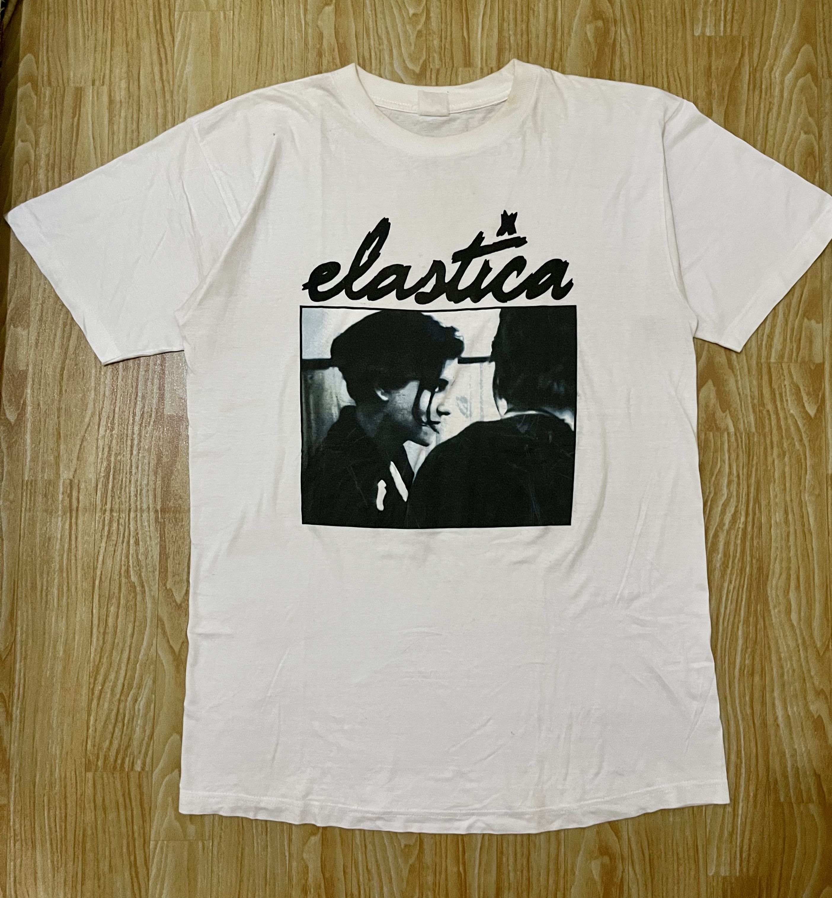 Vintage Elastica Band Shirt Britpop Blur Oasis Radiohead Hoodie, Sweatshirt | FlexRushtees.com