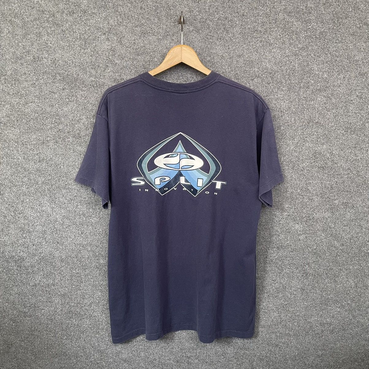 Vintage 90s Split Skateboard T Shirt Made In Usa Hoodie, Sweatshirt | FlexRushtees.com
