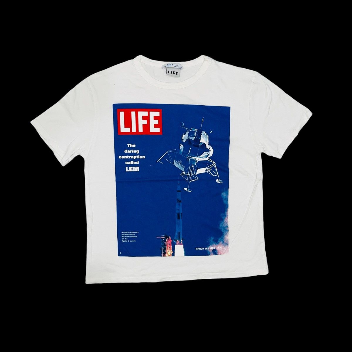 Zara Nasa Space Ship T Shirt