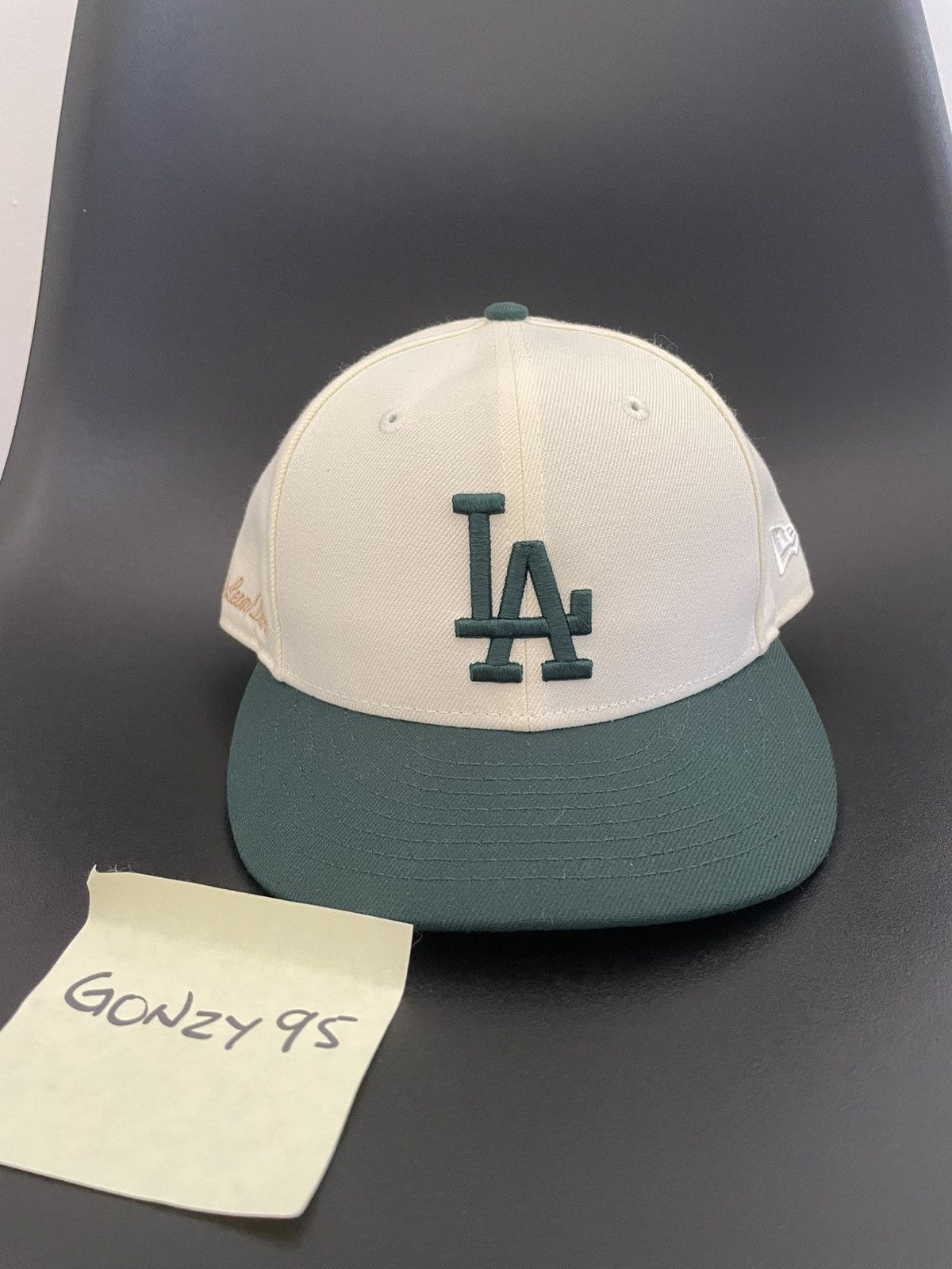 New Era Aime Leon Dore La Dodgers New Era Fitted 7 3 8 Cream Green
