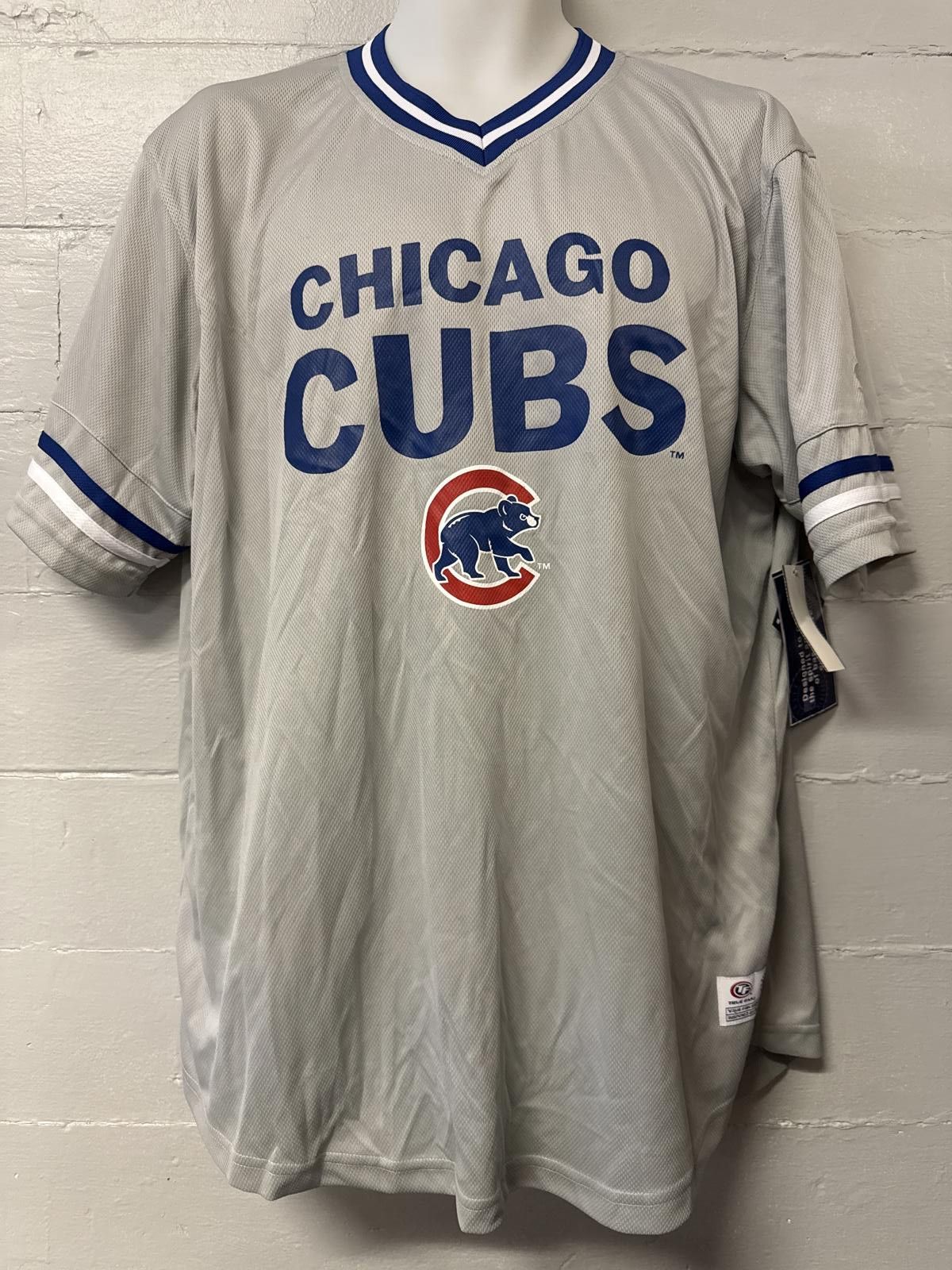 Other Chicago Cubs True Fan Gray Jersey Shirt Nwt Xl