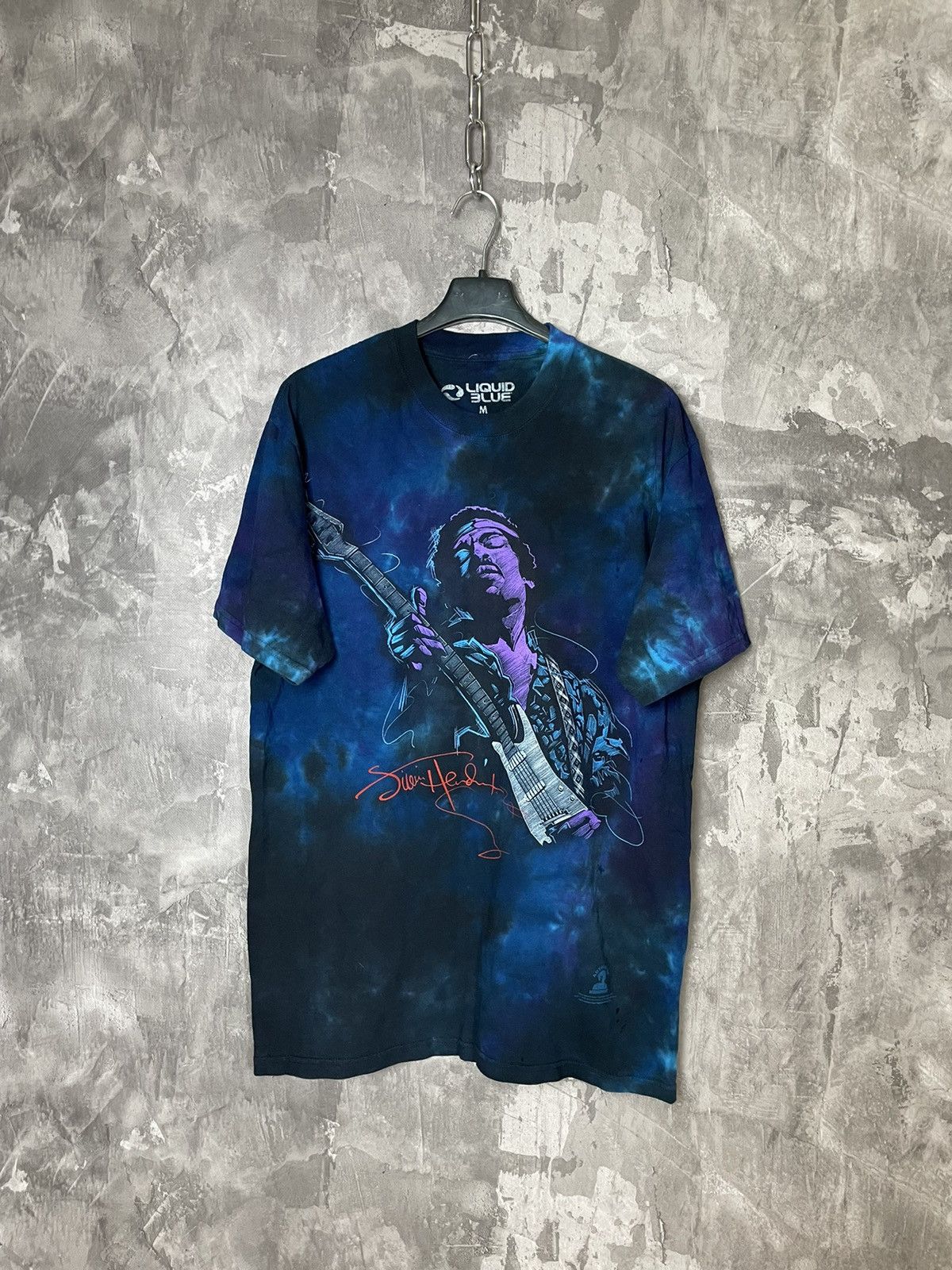 Liquid Blue X Vintage Jimmy Hendrix Liquid Blue Graphic T Shirt 2007 Psychedelic