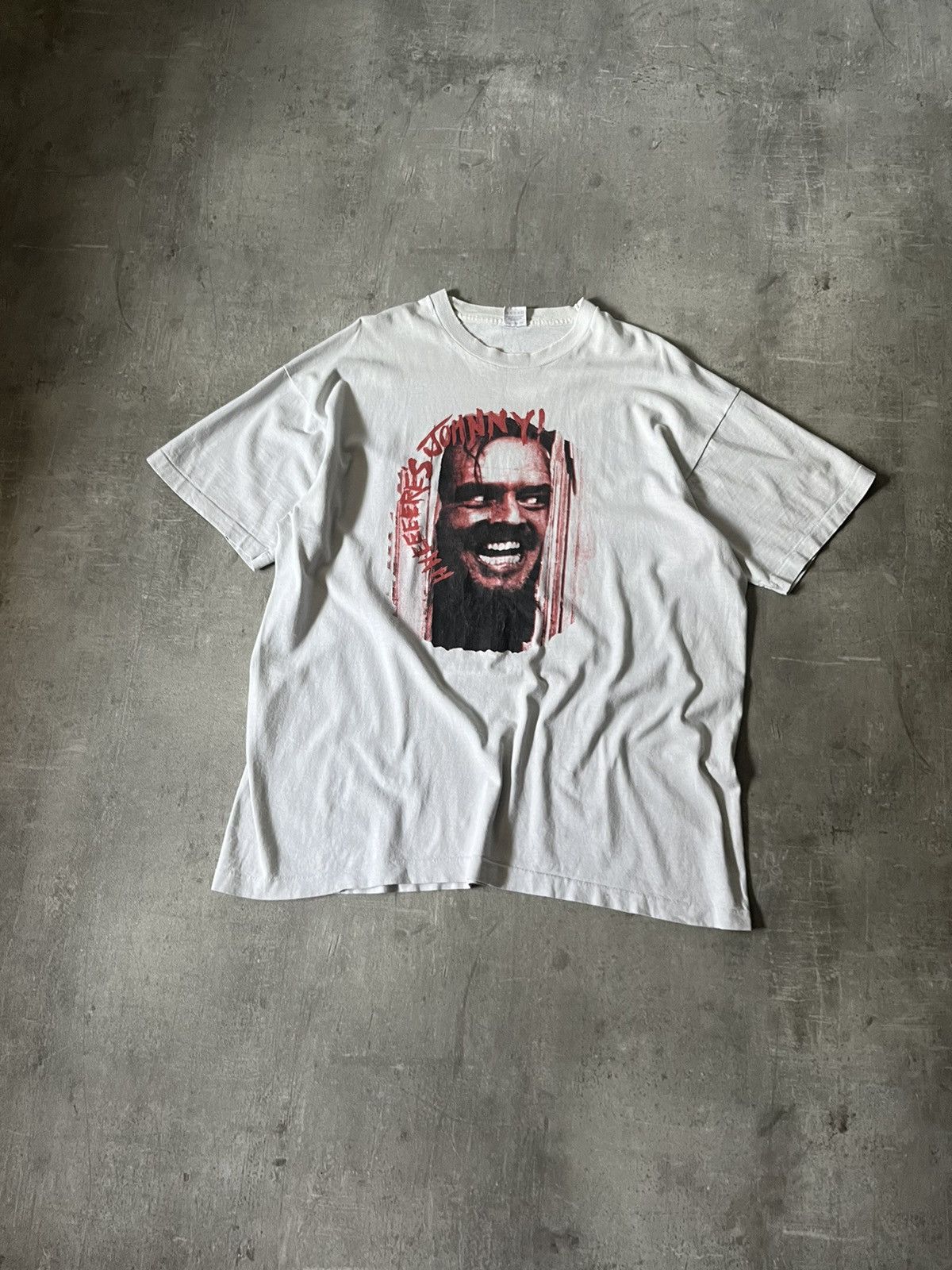 Vintage The Shining 90s T Shirt Here S Johnny