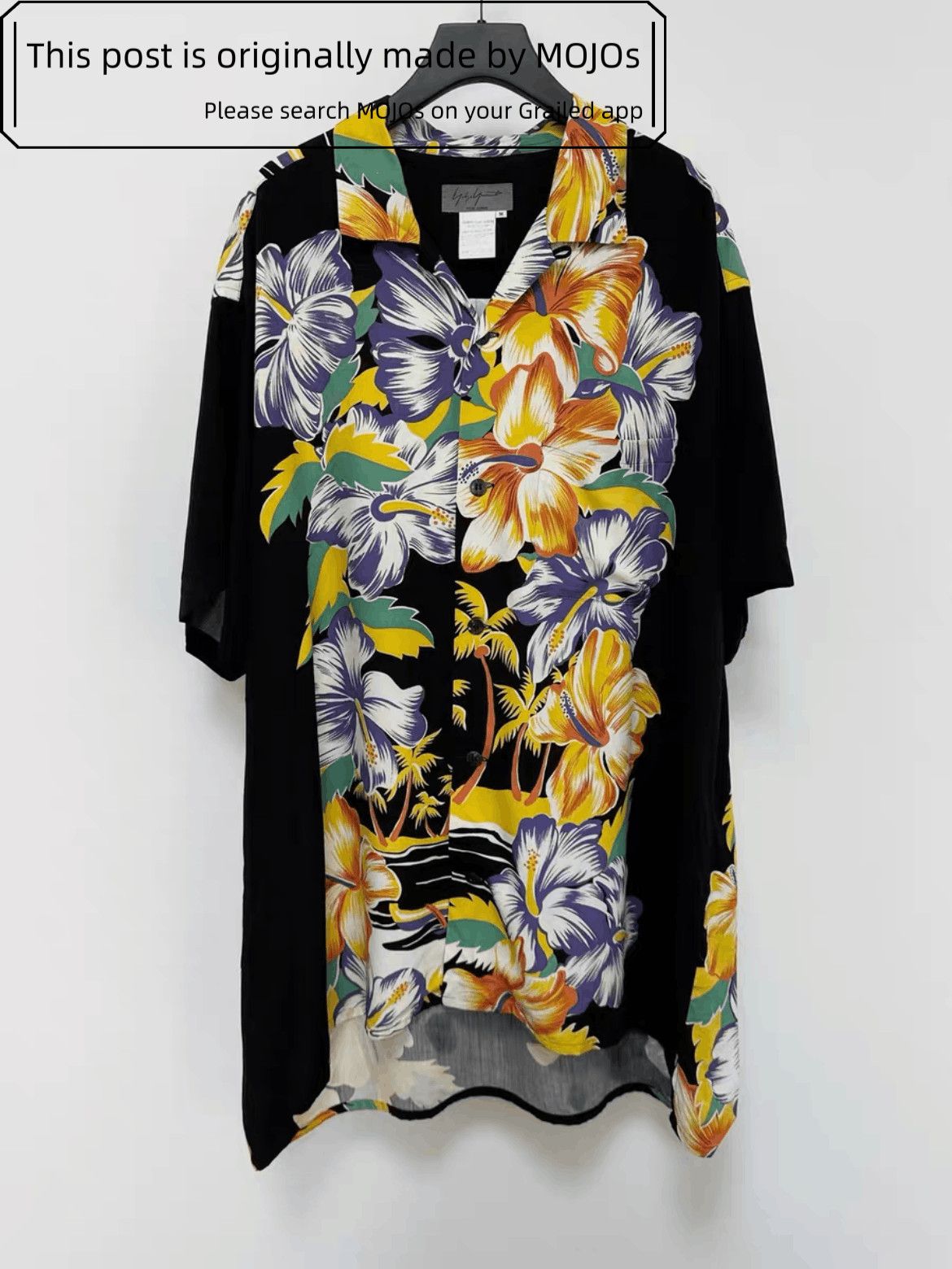 Yamamoto Yohji Yamamoto 97ss Flowers Beach Shirt Mojos1735