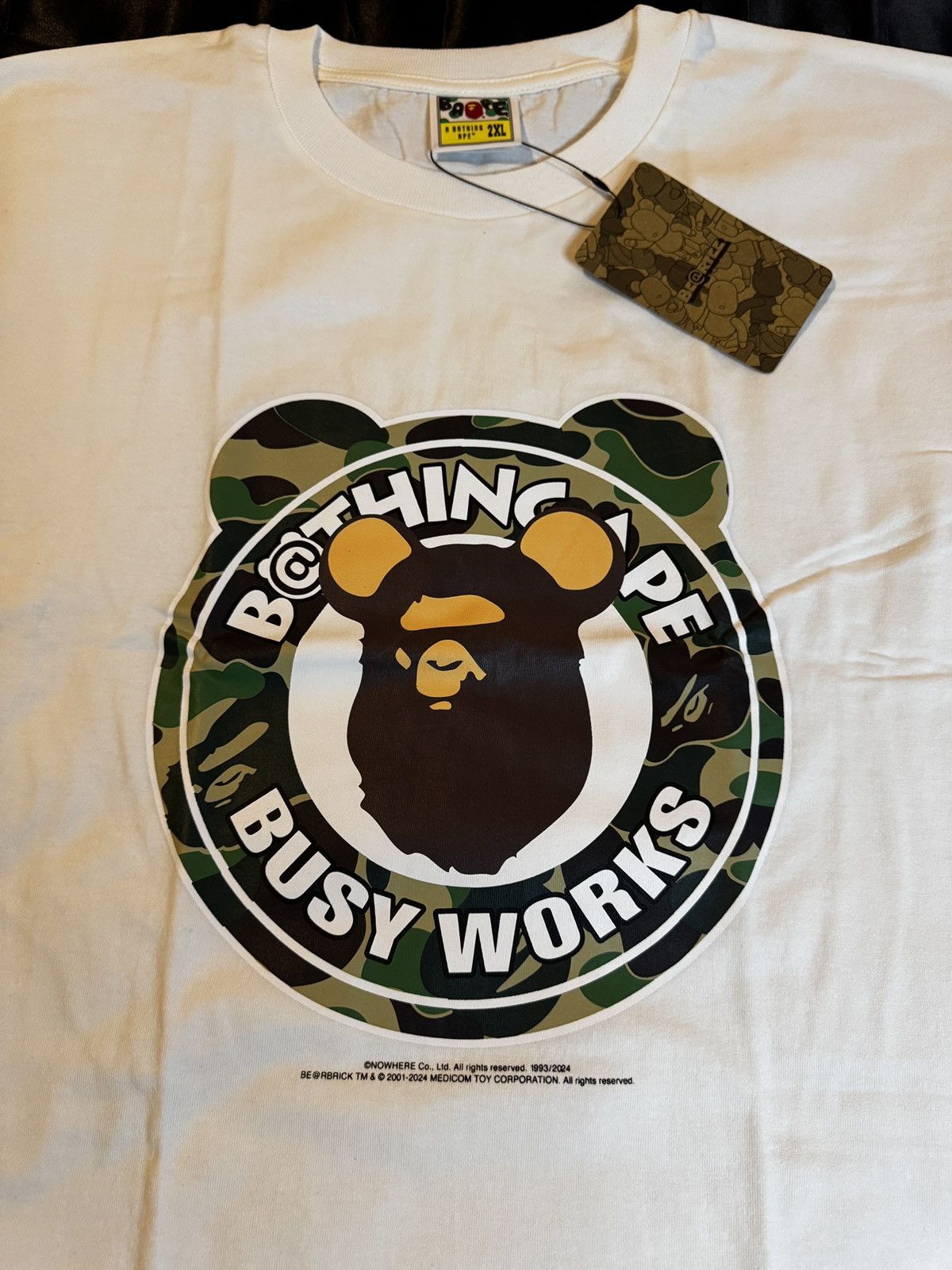 Medicom Toy Abc Camo Bear Milo Tee Xxl Hoodie, Sweatshirt | FlexRushtees.com