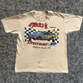 Jays Vintage Tee Jays 70s T Shirt Men Xl Beige Short Sleeve Crew Neck 400 Daytona Beach Nascar D