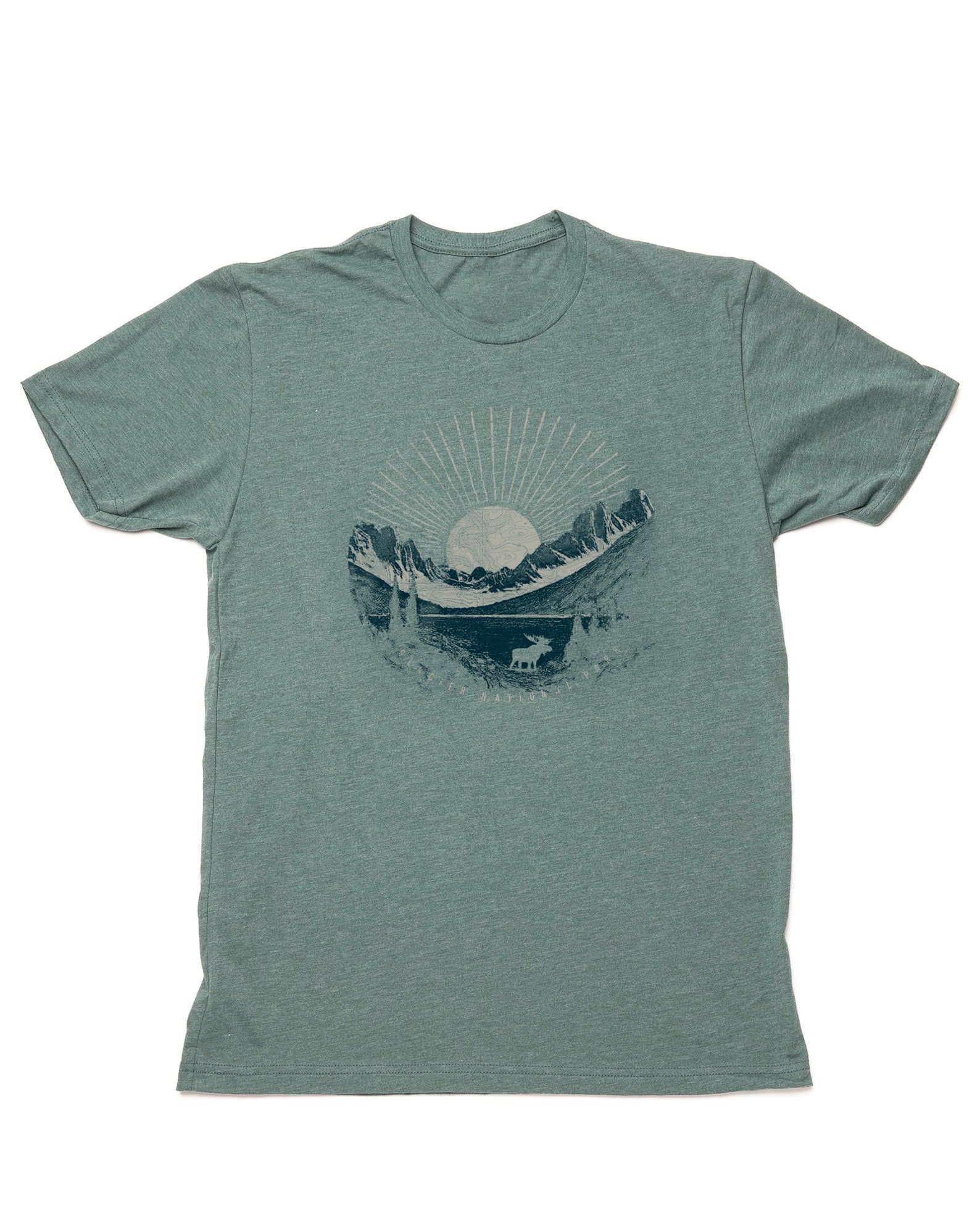 Vintage Glacier National Park Shirt Mountain T Shirt