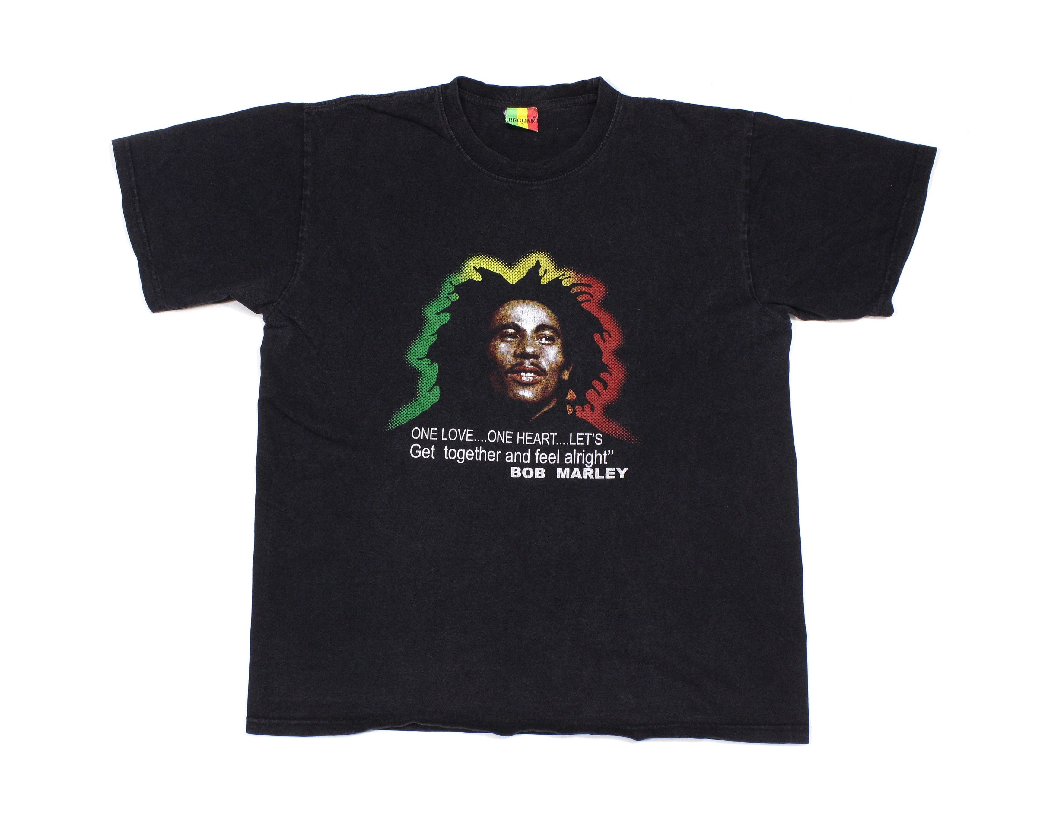 Bob Marley One Love One Heart Let S Get Together Song T Shirt Hoodie, Sweatshirt | FlexRushtees.com