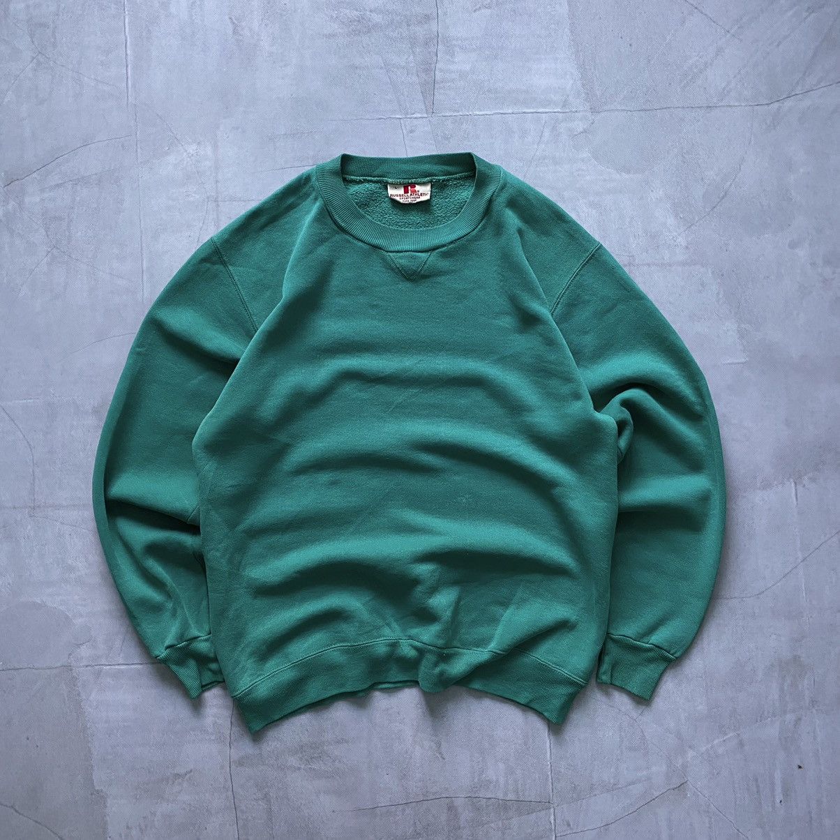 Vintage Rare 70s Russell Athletic Sweatshirt Faded Made In Usa