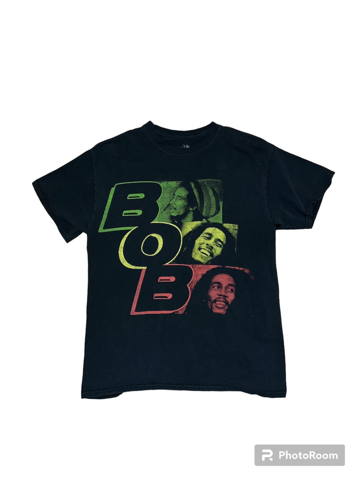 Rap Tees X Vintage Vintage Distressed Bob Marley Rap Tee Hoodie, Sweatshirt | FlexRushtees.com