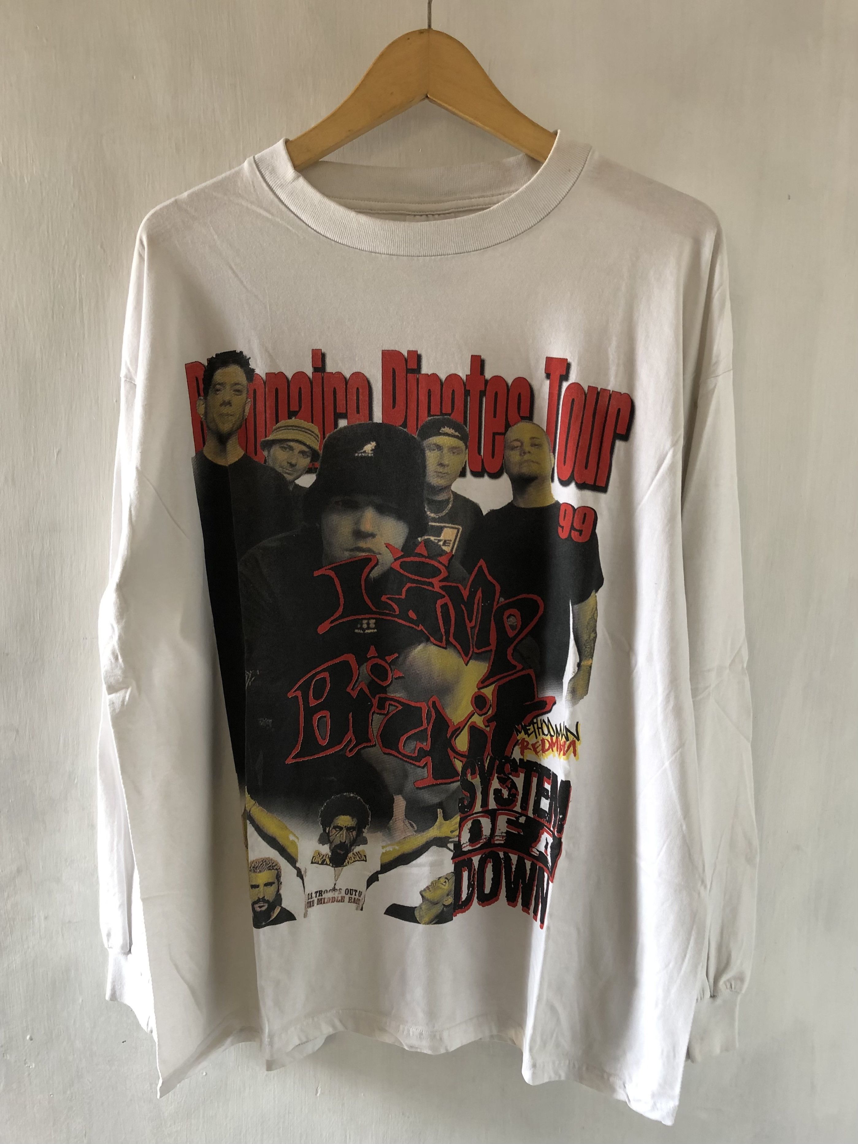 Band Tees Vintage 1999 Limp Bizkit Billionaire Pirates Tour Hoodie, Sweatshirt | FlexRushtees.com