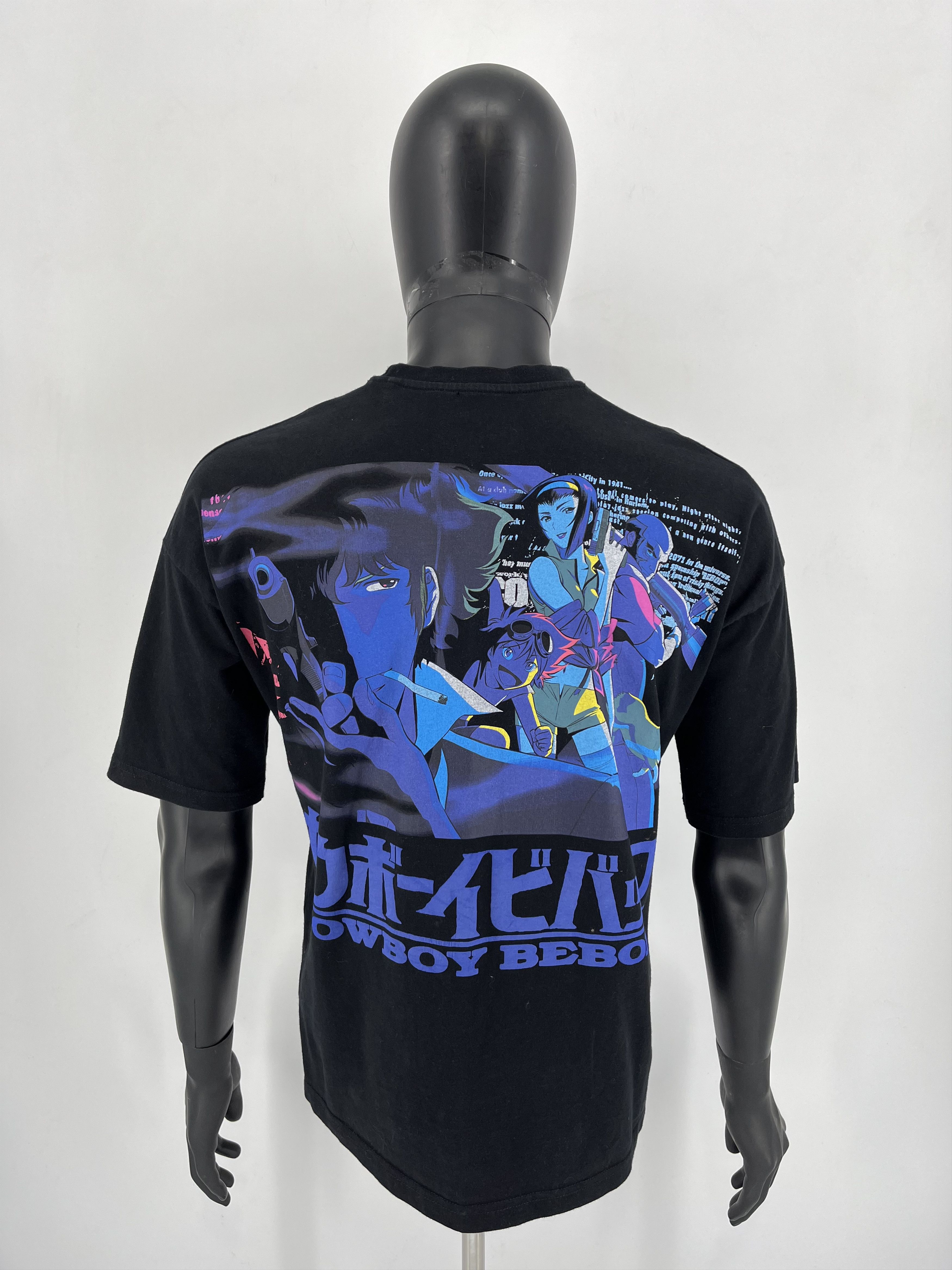 Anime Pull Bear Cowboy Bebop T Shirt Black