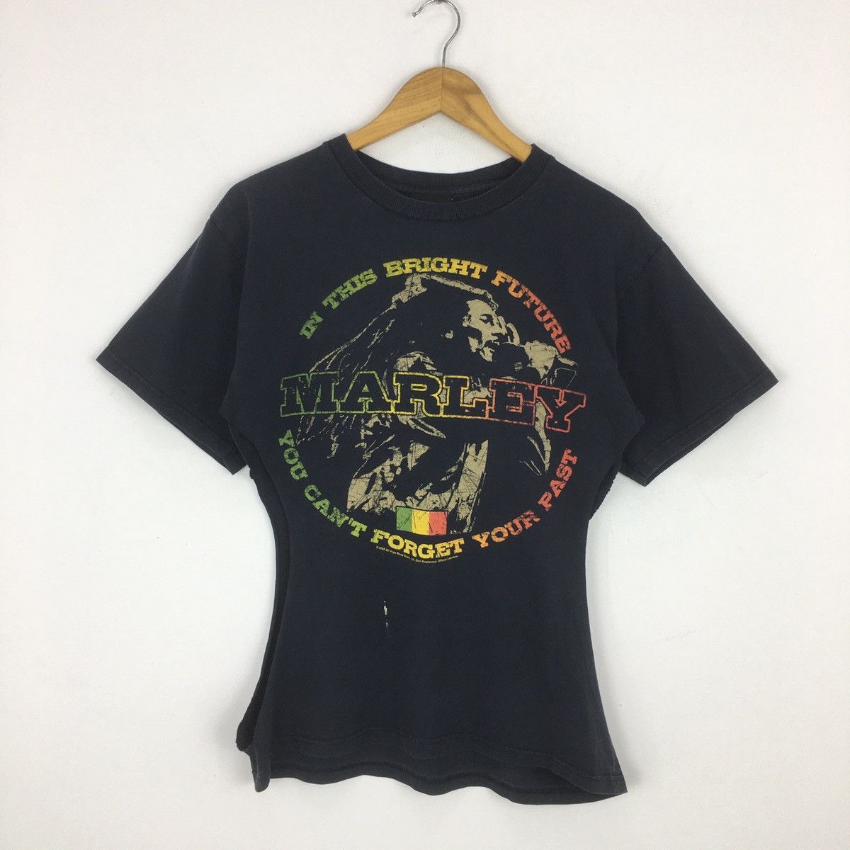 Marley Bob Marley Ripped Printed Tee Hoodie, Sweatshirt | FlexRushtees.com