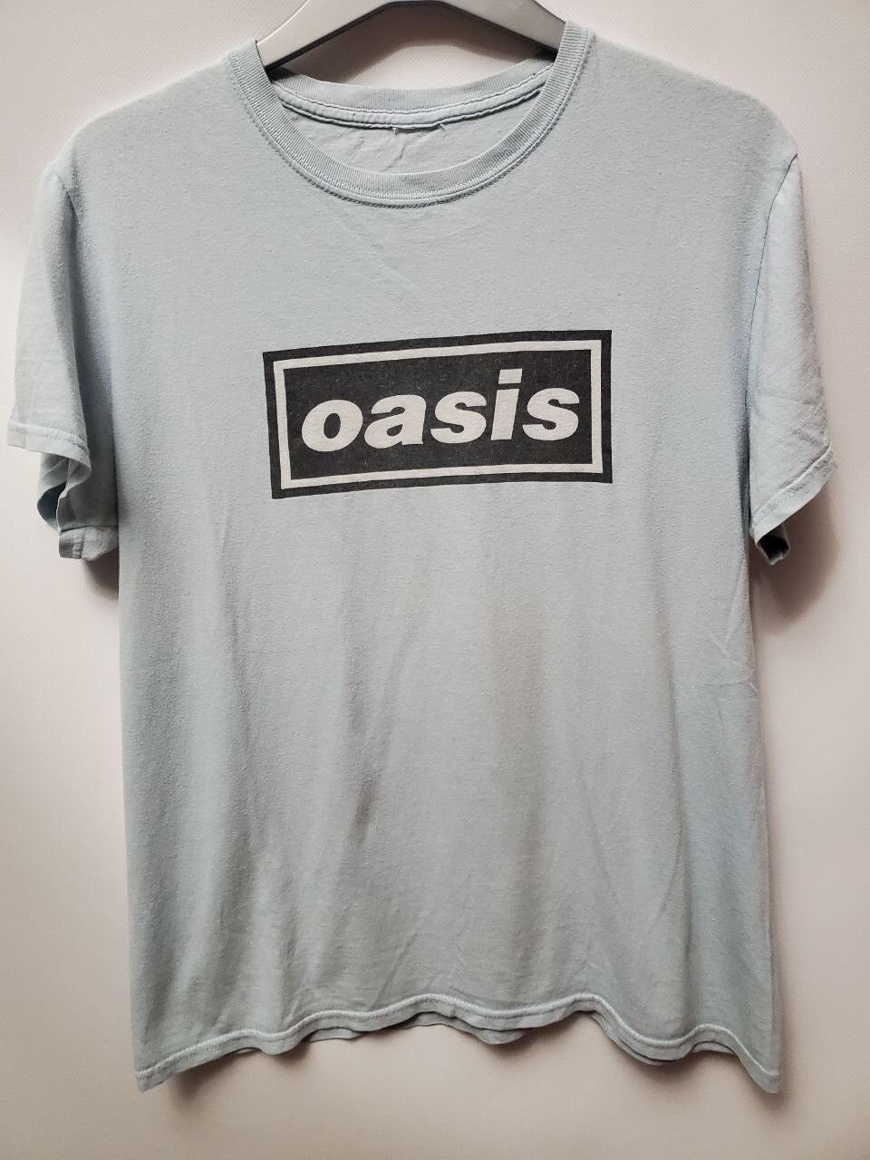 Vintage Rare Oasis T Shirt Vintage Box Logo Size Marge Hoodie, Sweatshirt | FlexRushtees.com