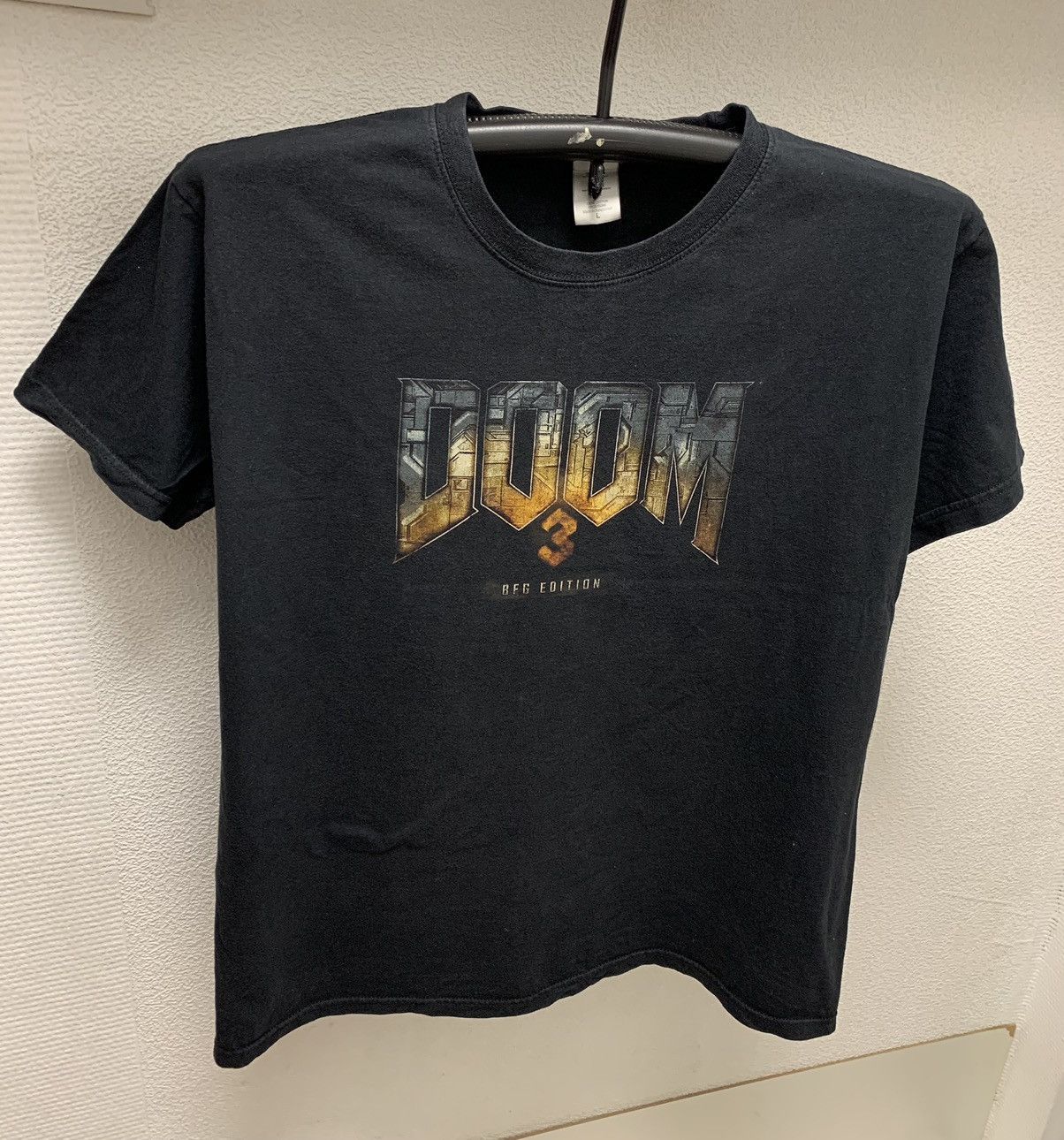The Game Doom 3 Bfg Edition Vintage Playstation Black T Shirt L