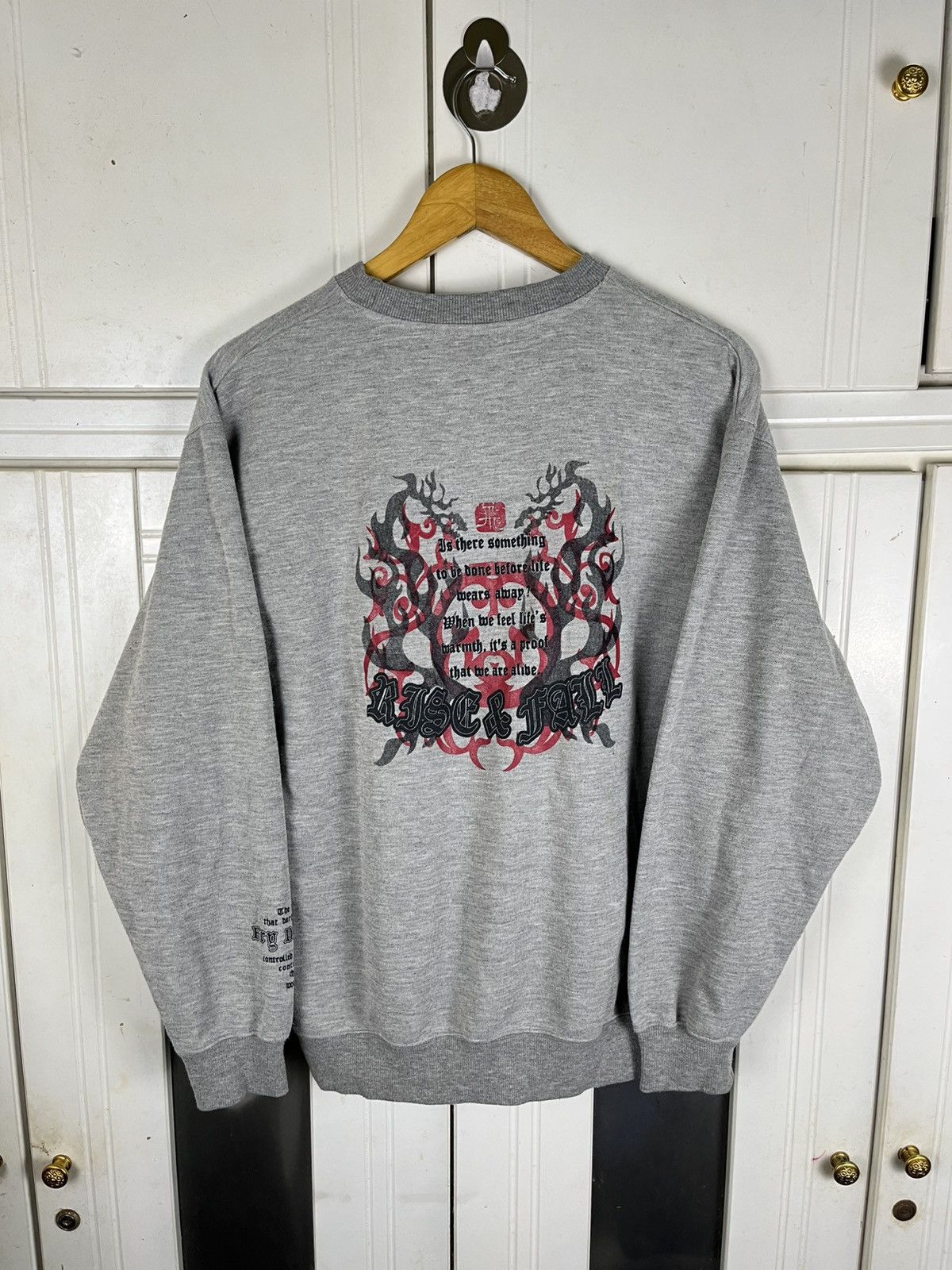 Japanese Brand Vintage Rise Fall Sweatshirt T-Shirts, Hoodie | FlexRushtees.com