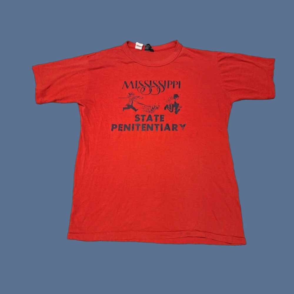 Vintage Mississippi State Penitentiary Prison Cops Jail Funny T Shirt L 90s 70s 80s Men Hoodie, Sweatshirt | FlexRushtees.com