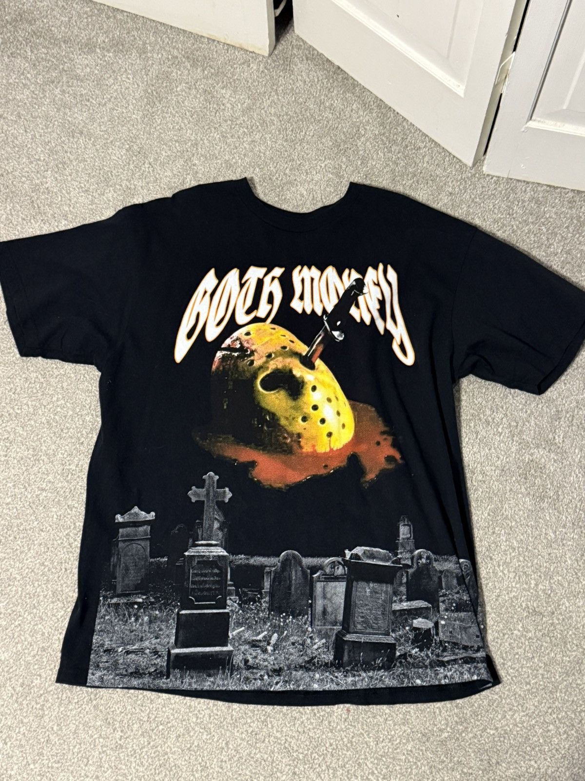 Money Goth Money Records Friday The 13th Jason Mask Tee