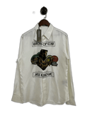 Dior Silk Artist Logo Shirt In Off White