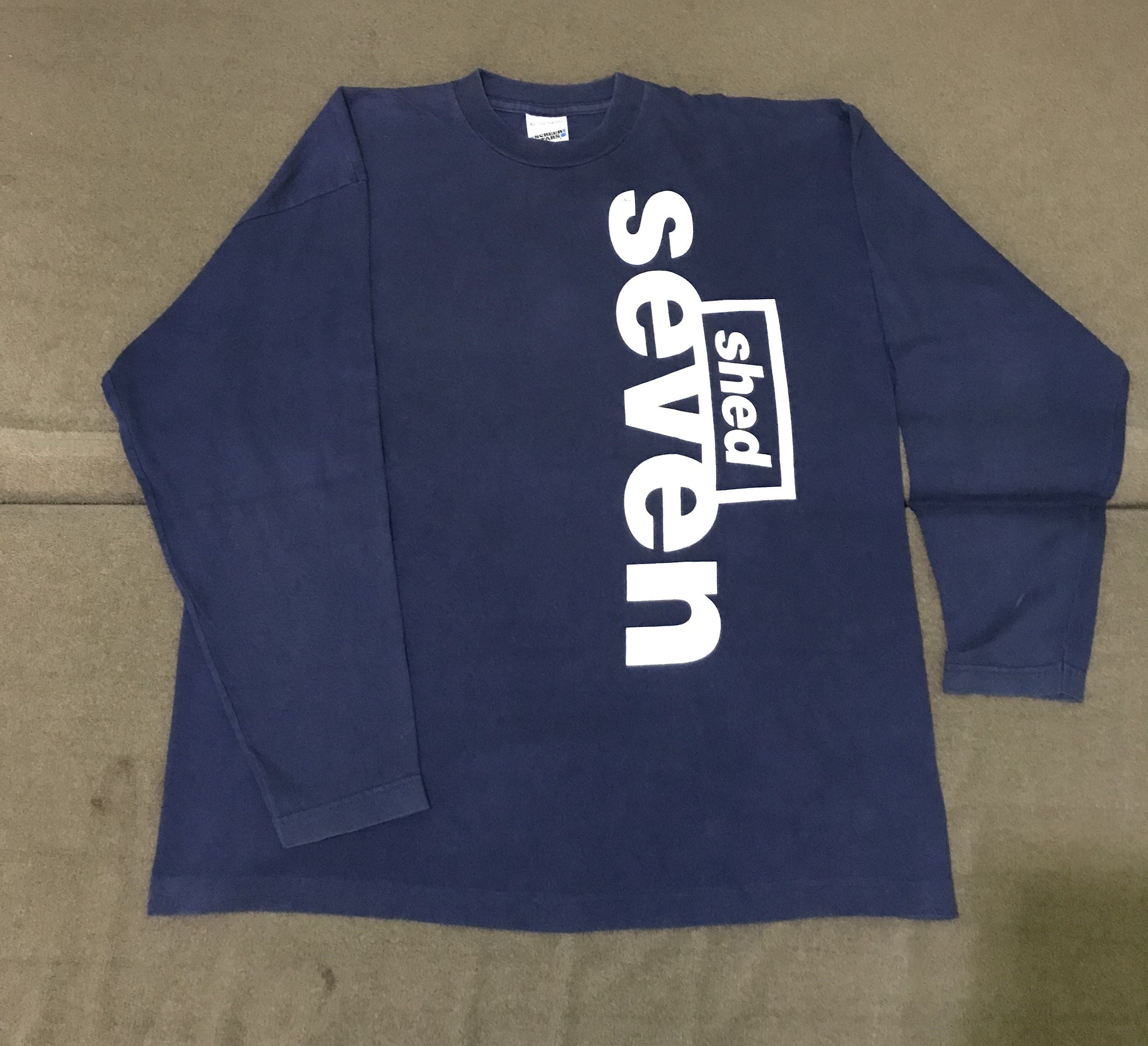 Band Tees Vintage Shed Seven Longsleeve Britpop Pulp The Verve Oasis Hoodie, Sweatshirt | FlexRushtees.com