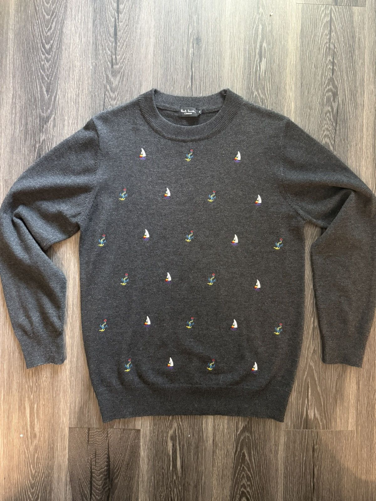 Smith Paul Smith London Yacht Embroidered Wool Jumper T-Shirts, Hoodie, Sweatshirt | AU16VibeMintTees.com