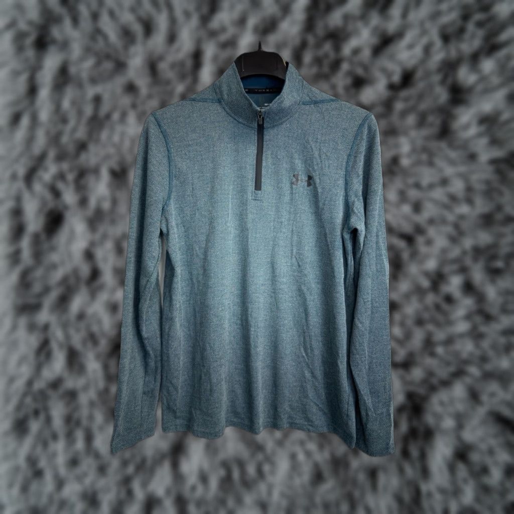Armour Under Armour Sweatshirt Men S Green 1 4 Zip Pullover Heatgear Threadborne Fitted
