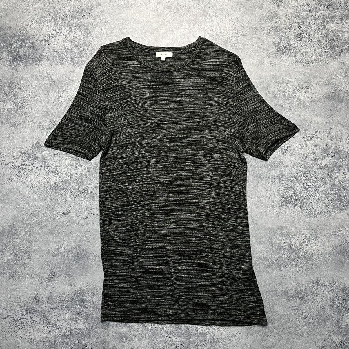 Reiss Basic Gray Slim Tee Streetwear Designer Hoodie, Sweatshirt | FlexRushtees.com