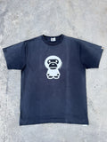 Bape Sun Faded Vintage 2002 Bape Baby Milo Mirror Prints T-Shirts, Hoodie, Sweatshirt | FlexRushtees.com