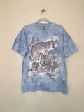 Vintage The Mountain T Shirt With Wolf S Rare Y2k Style