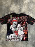 Vintage Allen Iverson Bootleg Tee Hoodie, Sweatshirt | FlexRushtees.com