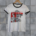 Vintage Funimation My Hero Academia Shoto Todoroki T Shirt S Women Crew Short Sleeve Cotton White Lo