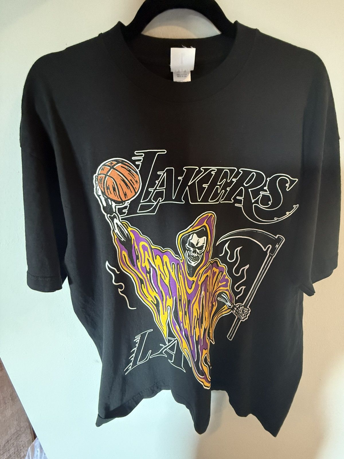 Lotas Warren Lotas La Lakers Ghost T-Shirts, Hoodie, Sweatshirt | FlexRushtees.com