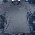 Armour Under Armour Shirt Mens Xl Gray Athletic Tee Gym Crossfit Run Outdoor Camping