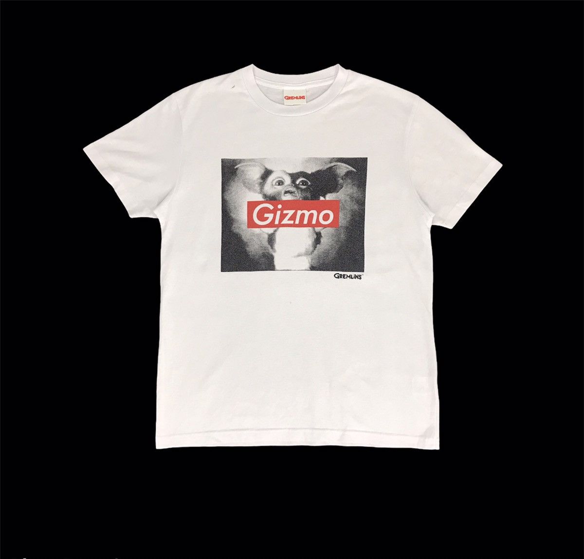 Vintage Gremlins Gizmo Fictional Character Box Logo T Shirt
