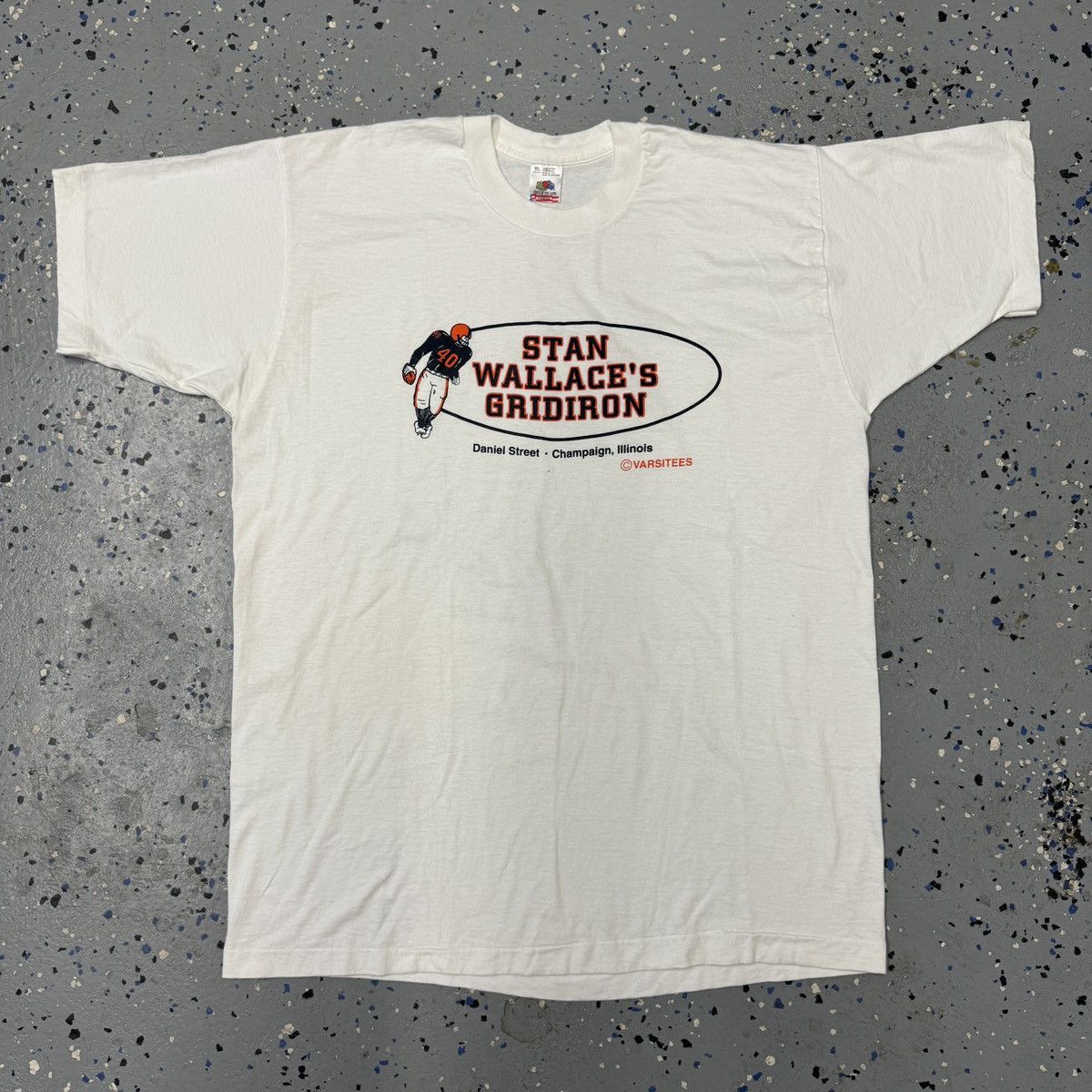 Vintage 90s Fruit Of The Loom Gridiron Football Shirt Xl