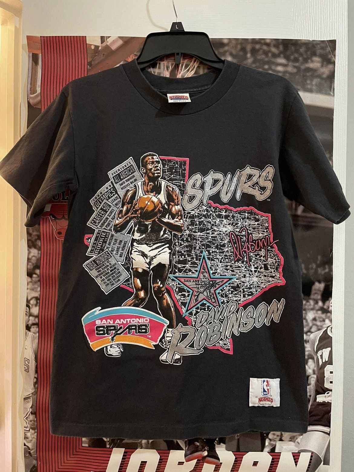 Vintage San Antonio Spurs Nutmeg Robinson Tee