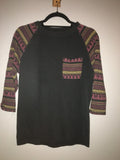Other 3 4 Length Tribal Tee