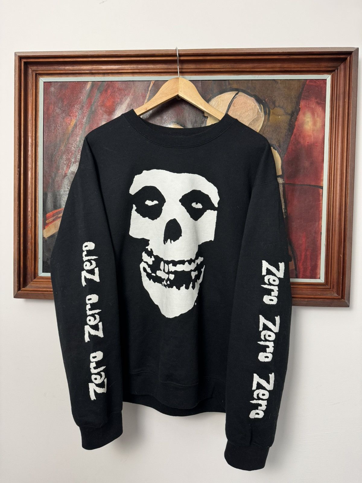 Misfits X Zero Skate Band Punk Rock Ghost Crewneck Rare Y2k T-Shirts, Hoodie, Sweatshirt | FlexRushtees.com
