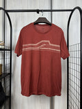 Icebreaker Burgundy Fault Line Hiking Outdoor Wool Tee Shirt