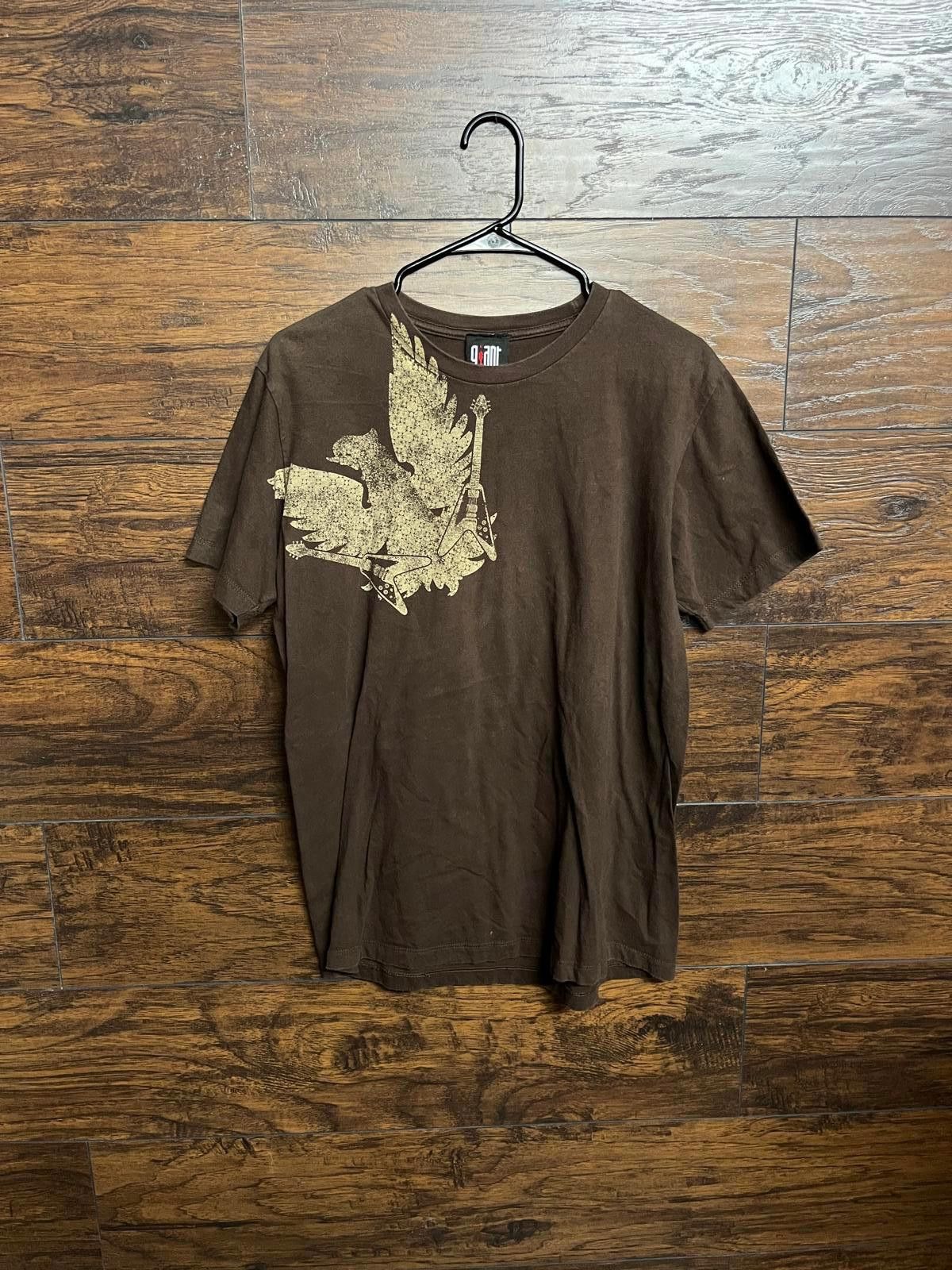 Giant Vintage Trailer Album Band T Shirt Guitars Phoenix Ash L