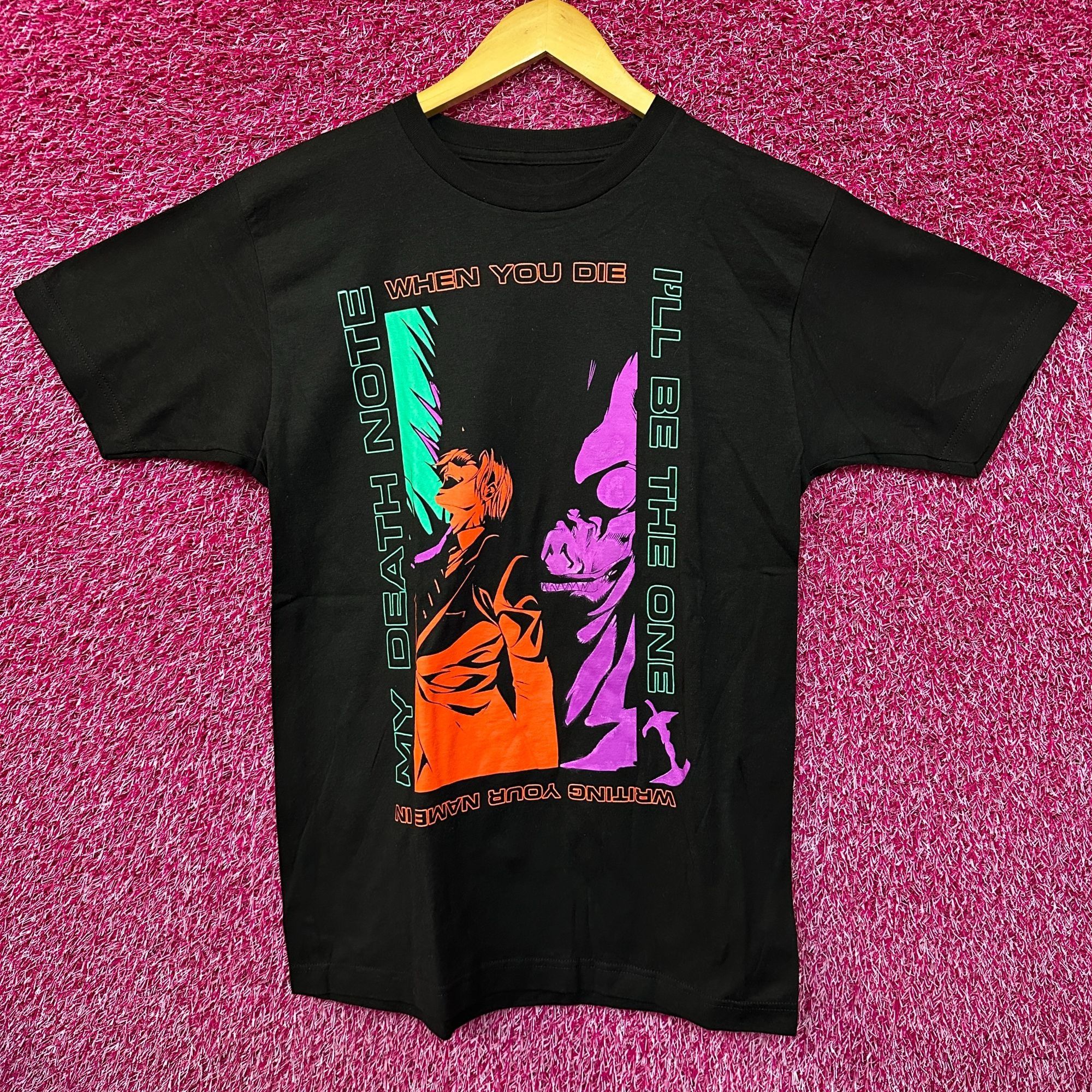 Vintage Death Note Write Your Name Light Yagami Ryuk Women S Tee L