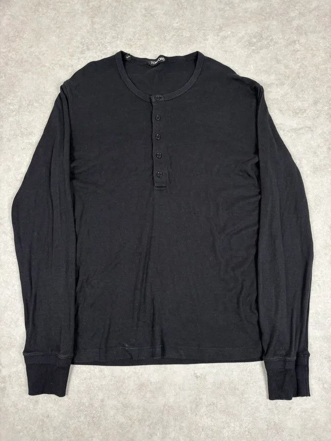 Ford Tom Ford Black Henley Longsleeves T-Shirts, Hoodie, Sweatshirt | FlexRushtees.com
