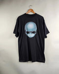 Vintage 1996 Robert Biffle Alien Ufo Punk Artwork 90s T Shirt