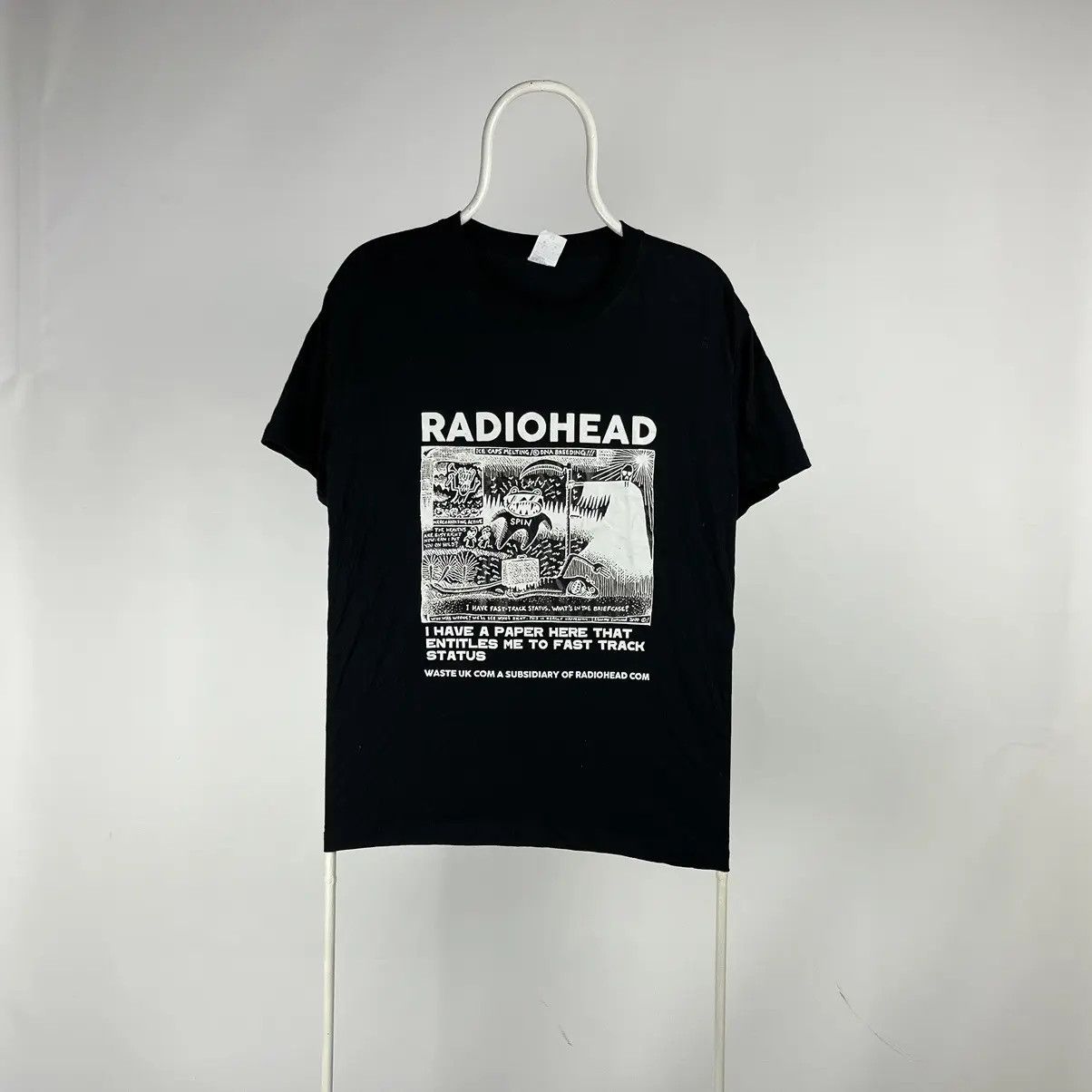 Band Tees Radiohead Tshirt Rock Band Tee Size Medium Hoodie, Sweatshirt | FlexRushtees.com