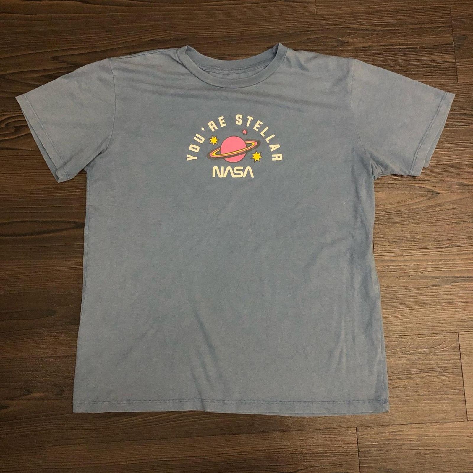 Other Women S Blue You Re Stellar Nasa Logo Graphic Tee