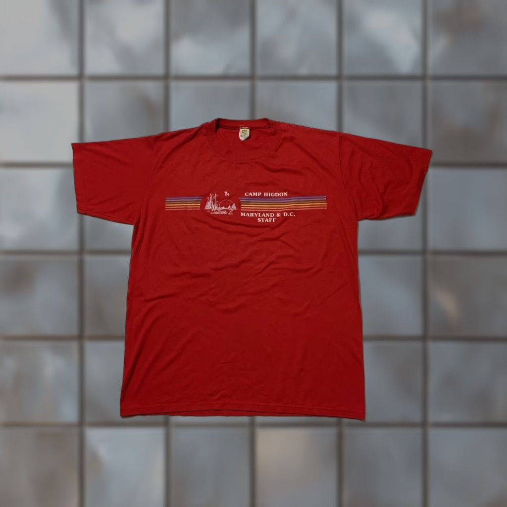 Sheen Vintage Velva Sheen Camp Higdon Maryland D C Staff 50 50 Graphic T Shirt Xl Red Cotton B Hoodie, Sweatshirt