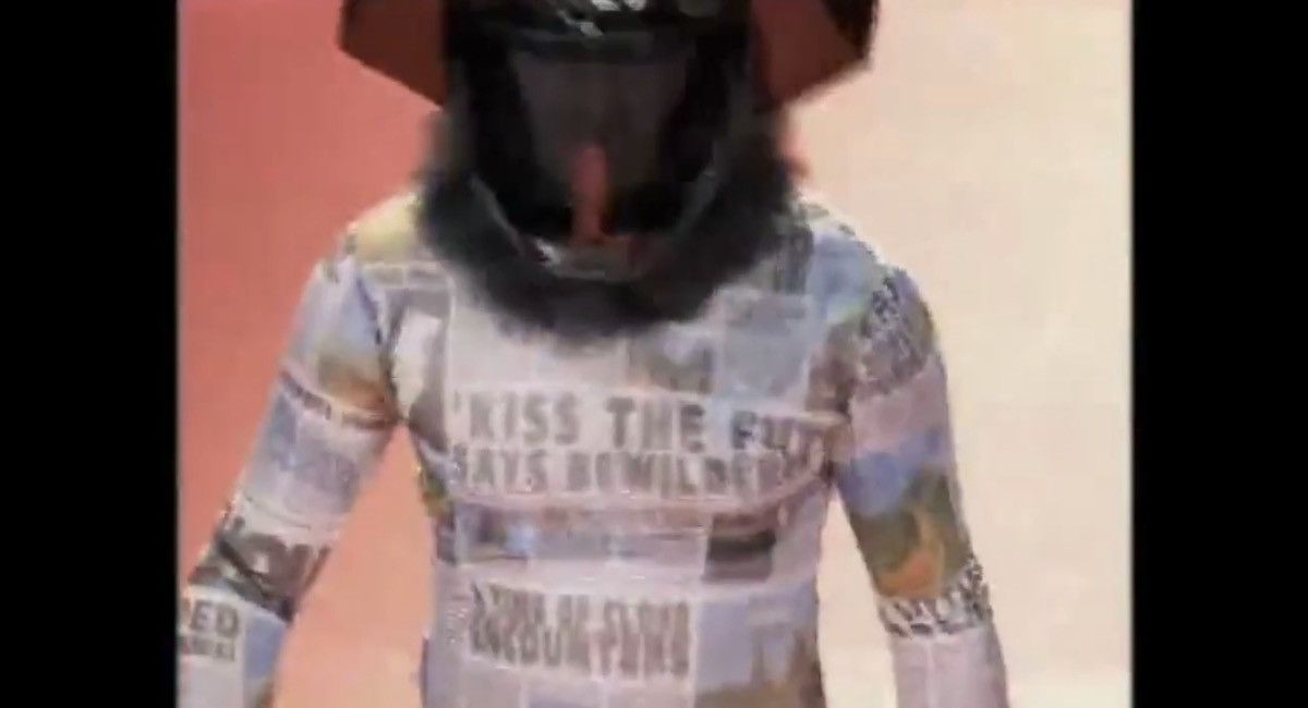 Van Beirendonck Walter Van Beirendonck S S97 Alien Newspaper Article Shirt