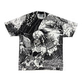 Band Tees Pushead The Kuro Line All Over Print Tee Deadstock 1990 Hoodie, Sweatshirt | FlexRushtees.com