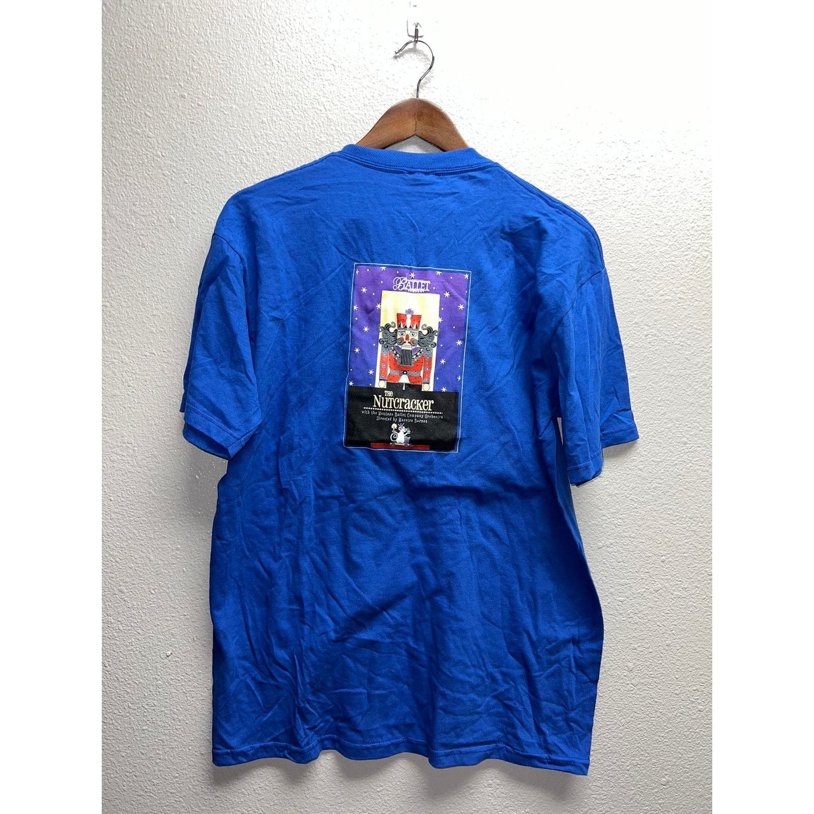 Jerzees Vintage The Nutcracker Shirt Ballet Company Blue Tee 90s M Hoodie, Sweatshirt | FlexRushtees.com